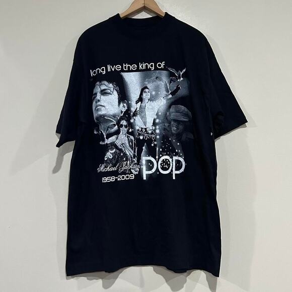 Michael Jackson Memorial Long Live The King of Pop Tee Shirt - Picture 1 of 5